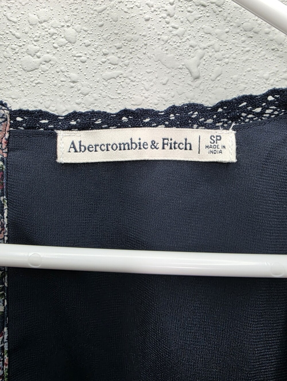 The Abercrombie & Fitch Blue Long Sleeve Square Neck Tiered Skort in size small - Picture 7 of 12